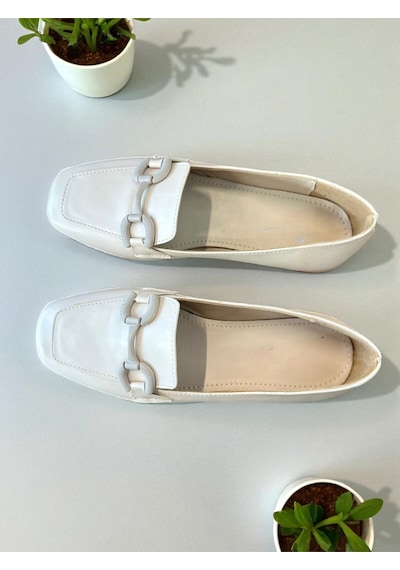 Aska Shoes Günlük Tokalı Babet 2025aska006 Bej