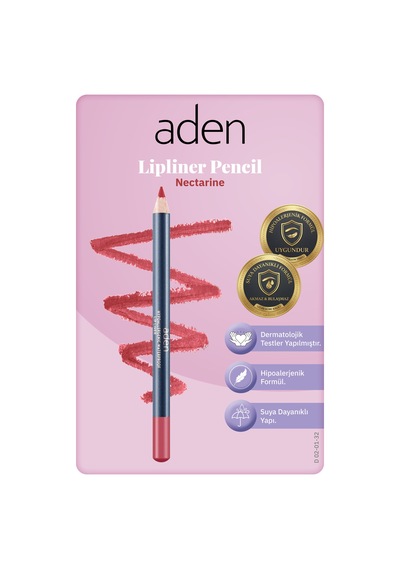 Aden Lipliner Pencil - Dudak Kalemi 32 Nectarine Nektarin 0