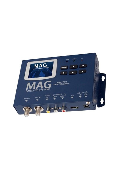 Mag Mg-17313 Lcd Ekranlı Hd-rf Converter Full Hd Dvb-t Encoder Modülatör Dvb-t/av/hdmı