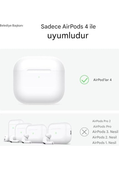 Airpods 4 İle Uyumlu Kılıf Call Me Çok Renkli