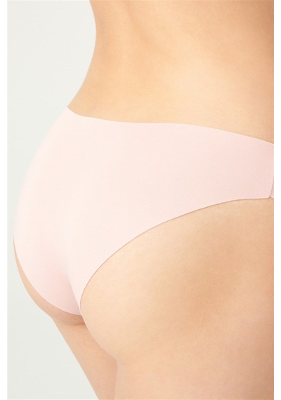 Cottonhill Klasik Basic Lazer Kesim Bikini Külot 3'lü Paket Çok Renkli 2 Çok Renkli