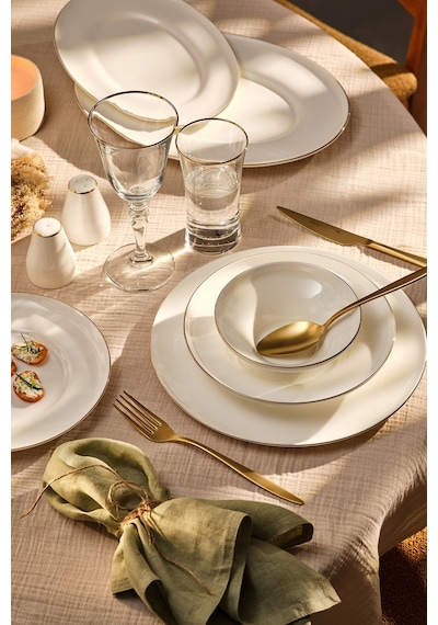 Emsan Alicia 60 Parça Yemek Takımı Yuvarlak Gold