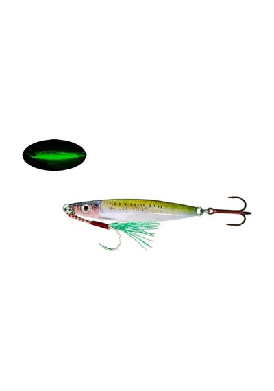 S.f. Sardalya 34g -71mm - Sahte Yem Kaşık Rapala-levrek, Palamut, Lüfer, Çinekop, Turna Için En Iyi Glow Jig Yem