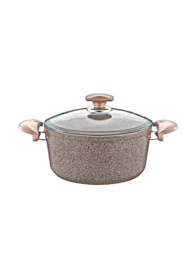 Oms Collection 18x10 Cm Granit Derin Tencere Kahverengi