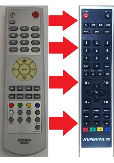 Kk-y295h Lcd Led Plazm A Tv Kumandası 7193