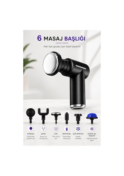 Robeve Auhma Amg22 Sıcak & Soğuk Kompresli Titreşimli Masaj Aleti Ice & Heat Teknolojili, 6 Masaj Başlığı, 6 Hız Kademesi, Lcd Ekran, Type-c Şarjlı, 1200mah Taşınabilir Kas Gevşetici Masaj Cihazı Robeve Auhma Amg22 Sıcak & Soğuk Kompresli Titreşimli Masaj Aleti Ice & Heat Teknolojili, 6 Masaj Başlığı, 6 Hız Kademesi, Lcd Ekran, Type-c Şarjlı, 1200mah Taşınabilir Kas Gevşetici Masaj Cihazı
