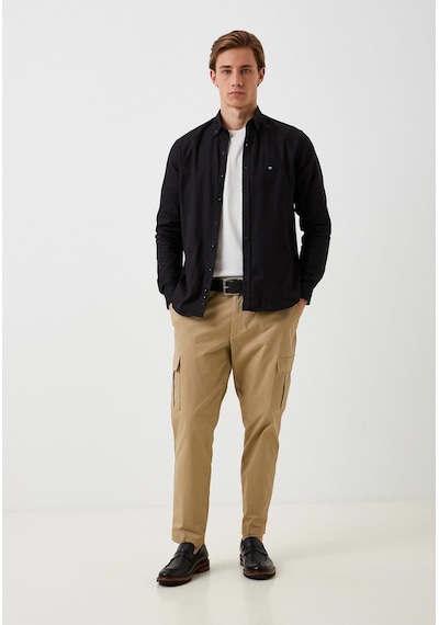 Erkek Gömlek Pamuklu Siyah Ön Pat'lı Slim Fit Düğmeli Yaka Logo Detaylı Gömlek Ncs Jeans 7276-siyah Siyah Erkek Gömlek Pamuklu Siyah Ön Pat'lı Slim Fit Düğmeli Yaka Logo Detaylı Gömlek Ncs Jeans 7276-siyah Siyah