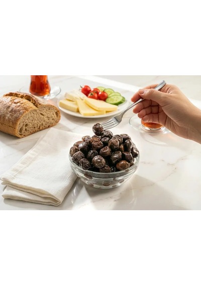Hasanbey Doğal Fermente Siyah Zeytin 500 Gr