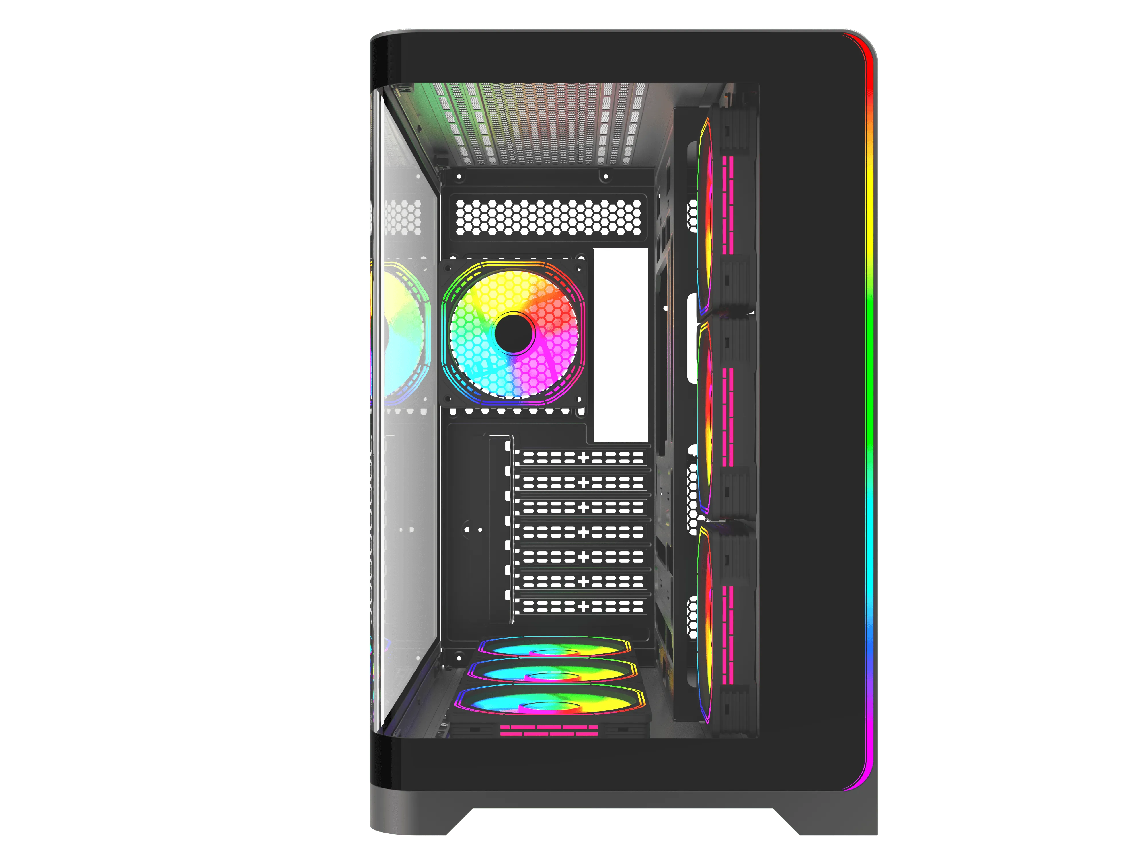 Quantum Stormforge i3-12100 8 GB 512 GB SSD RTX5060 Free Dos Masaüstü Oyuncu Bilgisayarı
