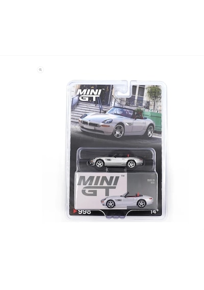 Mini Gt - Bmw Z8 Titanium Silver 2003 - Scale 1/64 Mgt00998-bl Blister Gri - Gümüş