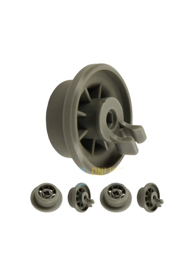Bosch Uyumlu - Siemens  Bulaşık Makinesi Alt Sepet Tekerleği 4 Adet Teker 394805233