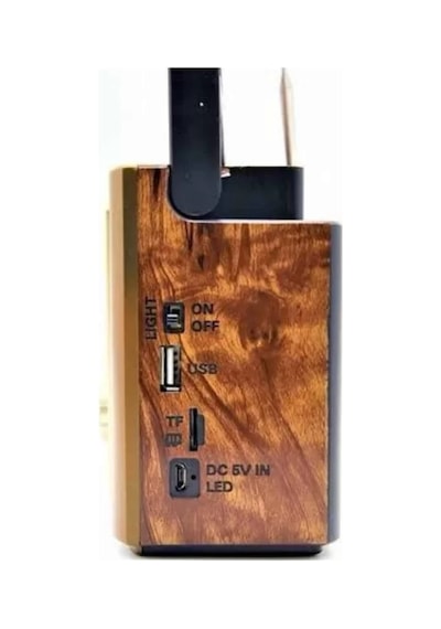 Hepsi Müzik Kutusu Bluetooth Bağlantılı El Fenerli Nostaljik Tasarım Radyo Najmaddin