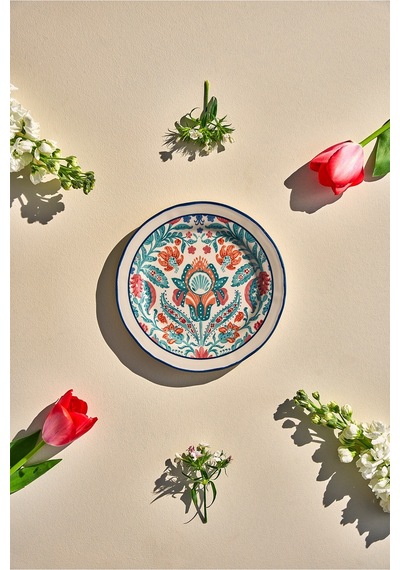 Emsan Hasbahçe Pasta Tabağı 21 Cm