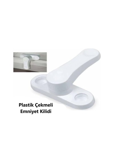 Pvc Çekmeli Kapı Pencere Emniyet Kilidi Pimapen Ev Çocuk Bebek Güvenlik Kilidi 2 Adet Altın Ve Çok Renkli