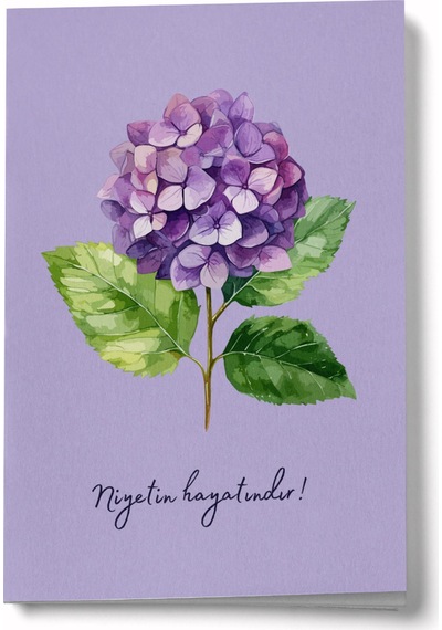 Niyetin Hayatındır Mini Defter Çok Renkli