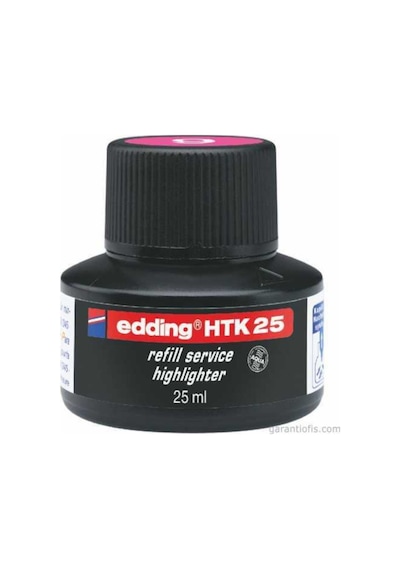 Htk 25 Pembe Fosforlu Kalem Yedek Mürekkebi Çok Renkli