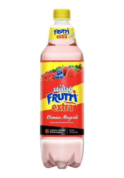 Uludağ Frutti 1 Lt 6 Lı Karma Paket - Mandalina - Orman Mey -yeşil Limon