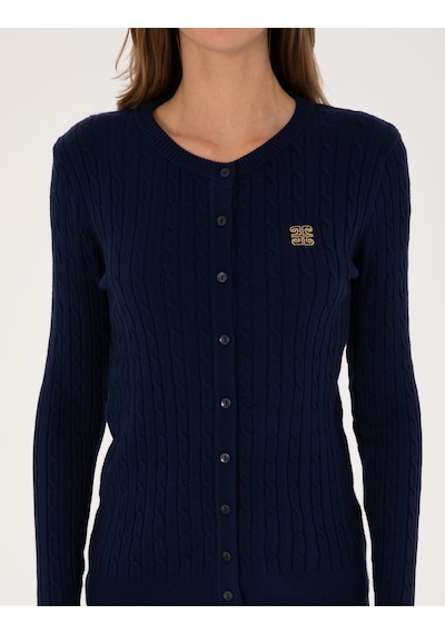Pierre Cardin Kadın Lacivert Hırka Triko 50317064-vr033 Lacivert