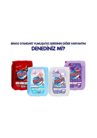 Bingo Soft Çamaşır Yumuşatıcısı Gülpembe 5 L