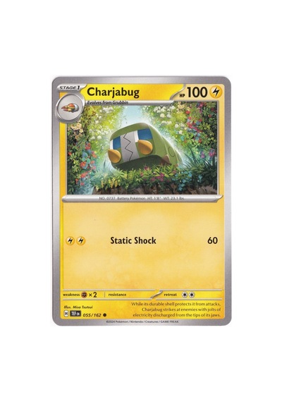 Charjabug 055/162 - Temporal Forces - Pokemon Kartı Mint