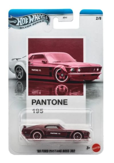 Hot Wheels Pantone 69 Ford Mustang Boss 302 Bordo