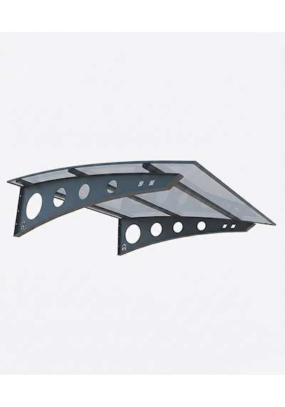Modern Serisi Pratik Sundurma - Antrasit Taşıyıcılı - Bronz Füme Üst Kaplama 200 Cm X 100 Cm - Ral 7016