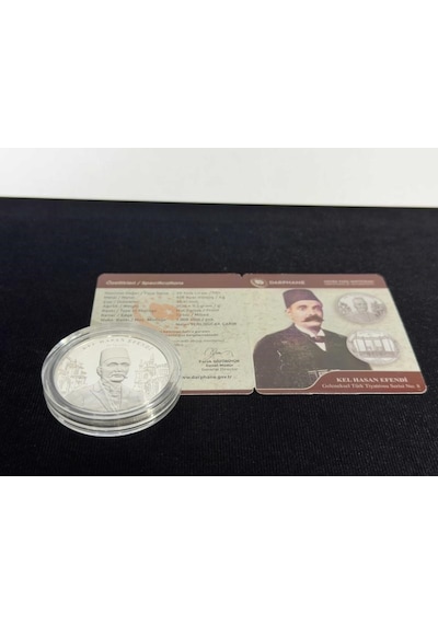 Darphane Kel Hasan Efendi Geleneksel Türk Tiyatrosu Serisi No:8 Gümüş Hatıra Sikkesi Darphane, 925 Ayar