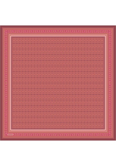 Armine Soyut Desenli Saf İpek Sura Eşarp -9301d Nar