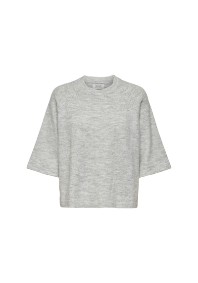 Only Onlsımonı 3/4 Pullover Knt Noos Kadın Gray Kazak - 15333199 Gray