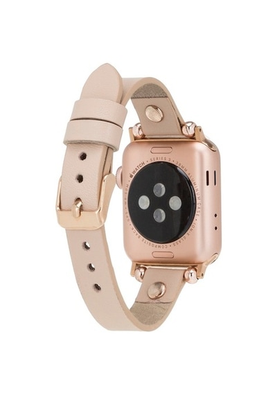Bouletta Apple Watch Uyumlu Deri Kordon 42-44-45Mm Rt Erc3 Bej