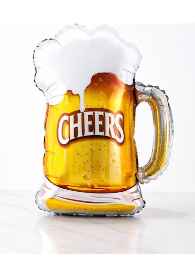 Folyo Balon Cheers Bira Bardağı 70x56 Cm Yılbaşı Parti Süsü Dekor Eğlence Balonu Çok Renkli