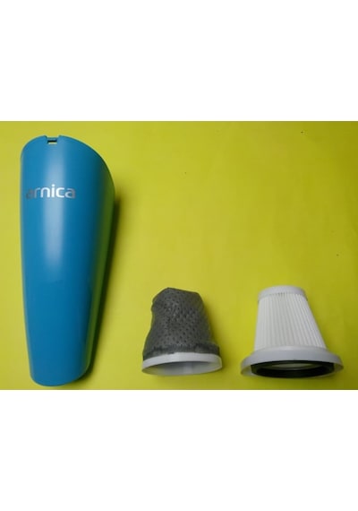 Arnica Merlin Pro Turkuaz Süpürge Gövdesi + Merlin Hepa Filtre