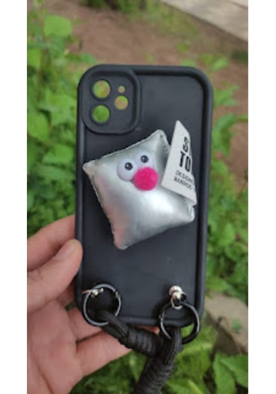 Apple Uyumlu iPhone 11 Renklı Darbe Korumalı Bileklikli Kılıf