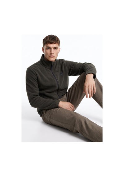 Discovery Expedition D5wm-swt3301 Haki Erkek Polar Sweatshırt