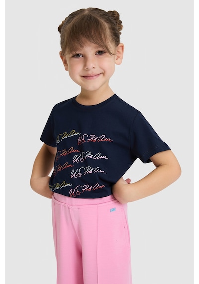U.s. Polo Assn. Kız Çocuk Lacivert Tişört 50325690-vr033