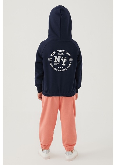Rolypoly New York Lacivert Kız Çocuk Eşofman Takımı 5274-41303 Lacivert