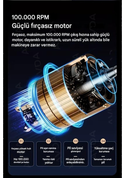 Mini Jet Fan Açık Hava Spor Kampı Için Güçlü Fan Şarj Edilebilir Siyah