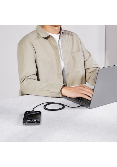 Pitaka Flex Braided Örgülü Tasarımlı Type-c To Type-c Pd Data Ve Şarj Kablosu 60w 1.2m Siyah
