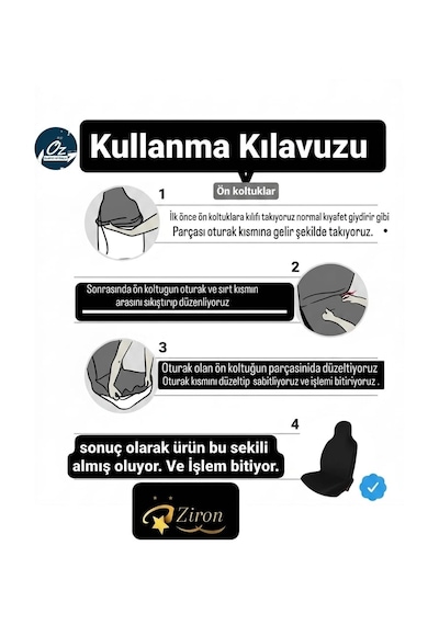 Sparco Oto Koltuk Kılıfı Ön Arka Set Mavi Üniversal