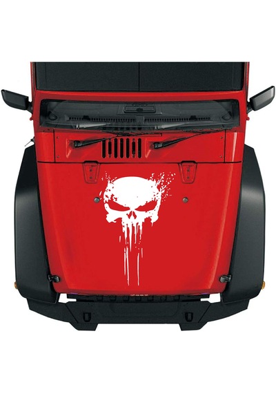 The Punisher Sticker - Araba Oto Motosiklet Karavan Cam Sticker - 00201 60X39 Cm