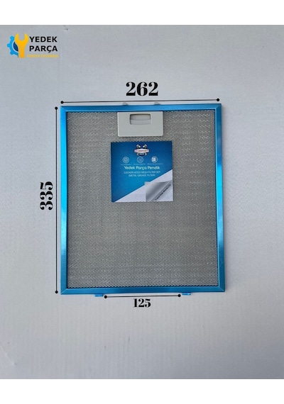 Kügerr Uyumlu Davlumbaz 26,2x33,5 Cm Arka Ara 12,5 Aspiratör Filtresi