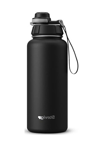 Sızdırmaz Çelik Termos 1000 Ml Kapasite, Siyah Renk 01
