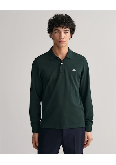 Gant Erkek Yeşil Regular Fit Logolu Polo-yeşil Yeşil