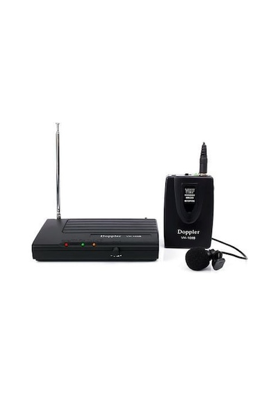 Doppler Vh-100b Yaka Tipi Telsiz Kablosuz Mikrofon