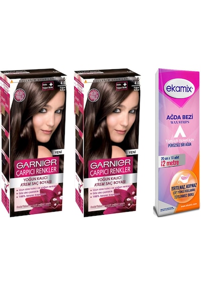 Garnier Çarpıcı Renkler Boya 4.0 Yoğun Kahve 2 Adet