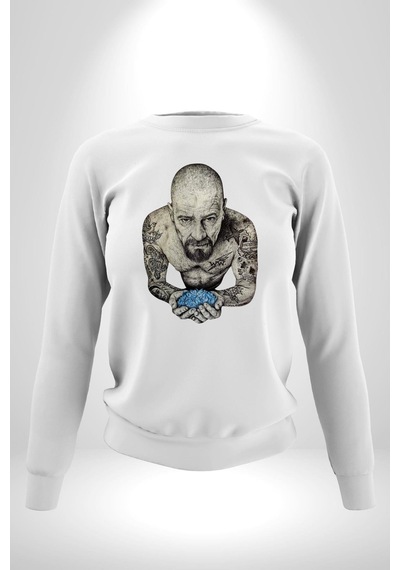 Breaking Bad Kadın Erkek Beyaz Sweatshirt Beyaz