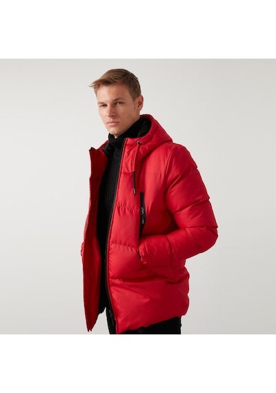 Buratti Kapüşonlu Suya Ve Rüzgara Dayanıklı Soğuk Geçirmez Slim Fit Mont Erkek Mont 5717101 Kırmızı Buratti Kapüşonlu Suya Ve Rüzgara Dayanıklı Soğuk Geçirmez Slim Fit Mont Erkek Mont 5717101 Kırmızı