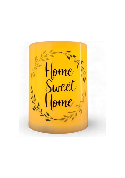 Home Sweet Home Led Işıklı Mum Pilli Led Işık