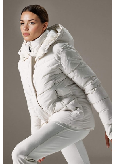 Defacto Su İtici Regular Fit Yarım Polar Astarlı Kapüşonlu Fermuarlı Kışlık Mont A1553AX23WN Bej