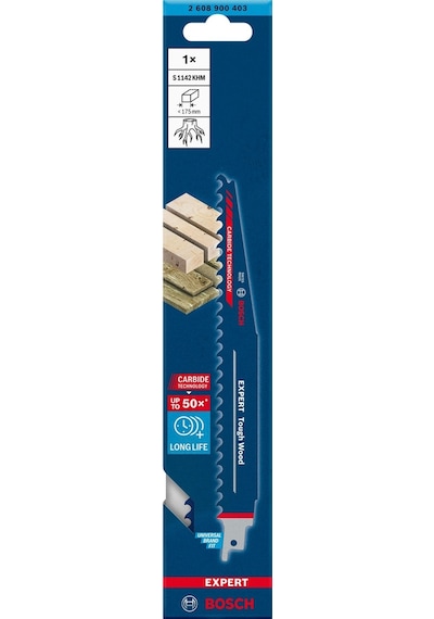 Bosch Expert S 1142 Khm Sert Ahşap İçin Panter Testere 1li 2608900403